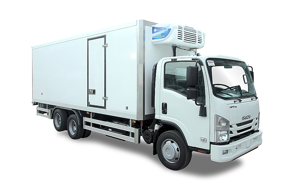 Isuzu truck FRP GRP refrigerated body