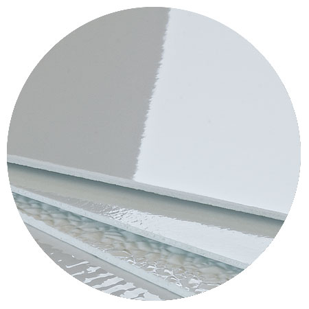 refrigerated body grp wall and ceiling laminates